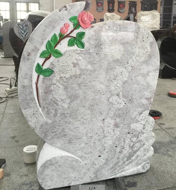 Kashmir White Granite Monument