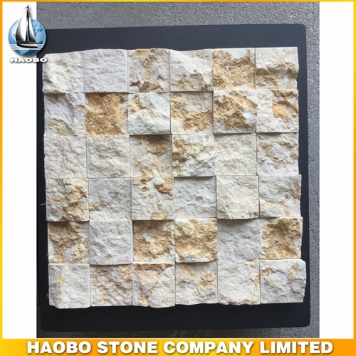 Natural Surface Sunny Beige Marble Mosaic